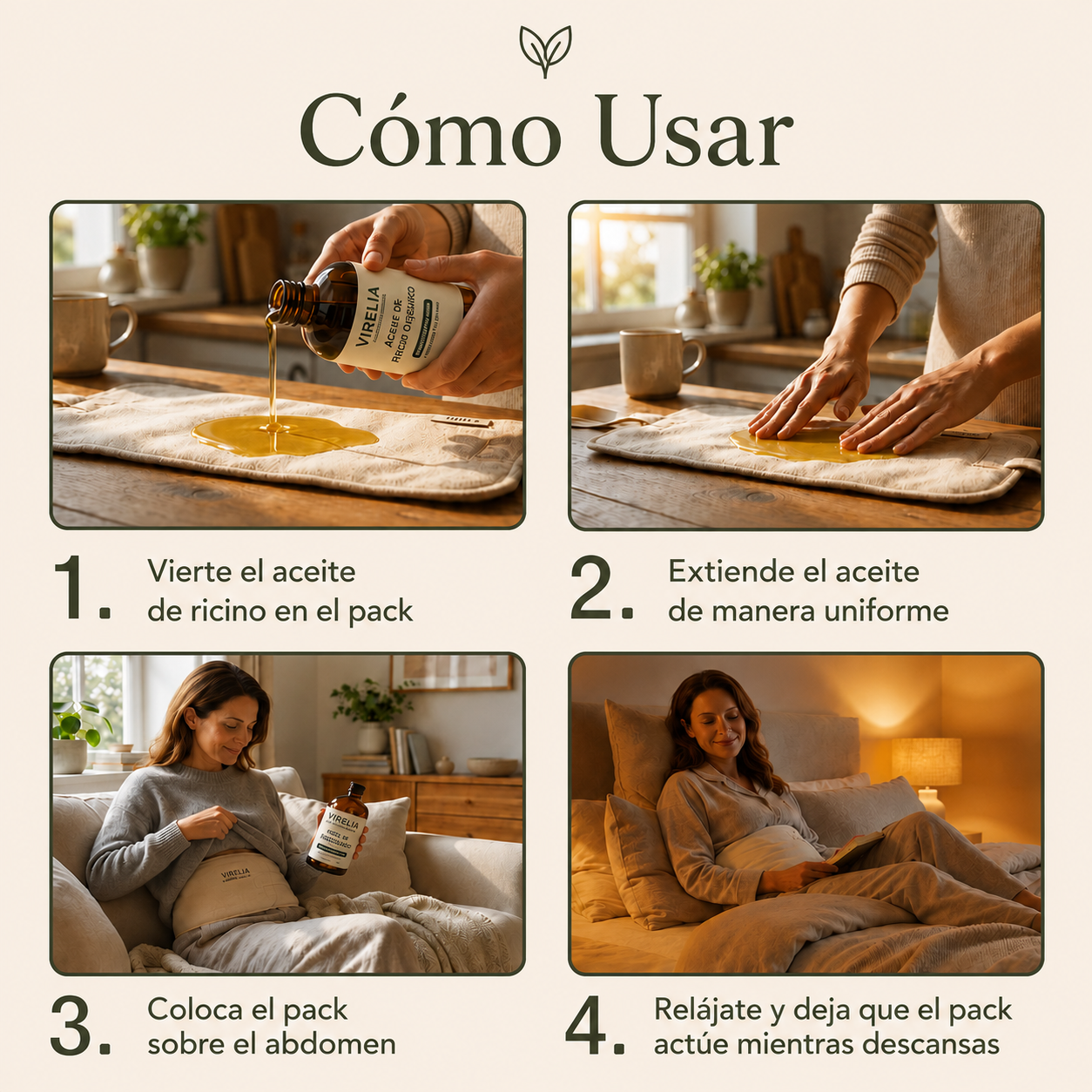 Pack Completo de Aceite de Ricino